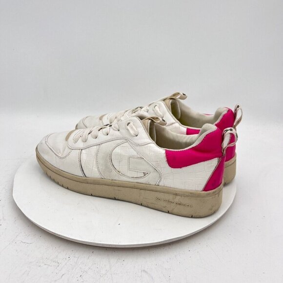 Kurt Geiger Women Size EU 40 US 9 White Red Leather G Logo Casual Shoes - Picture 6 of 14